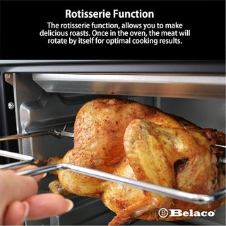Belaco Horno tostador de sobremesa de 23L, grill