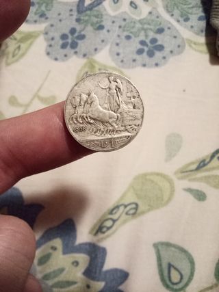 1 Lira 1908 Regno d'Italia - Rara