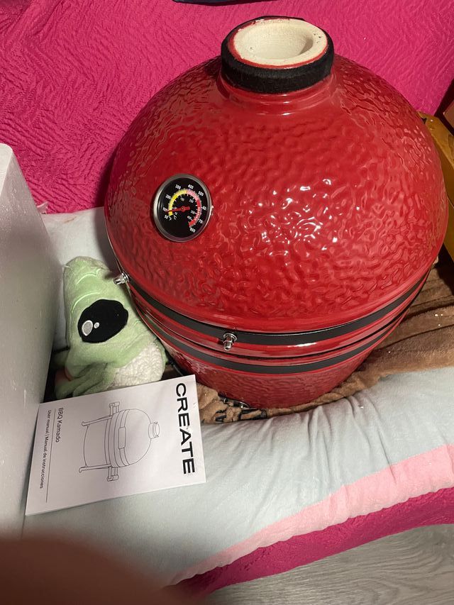 Barbecue rosso Kamado CREATE 40,6 cm