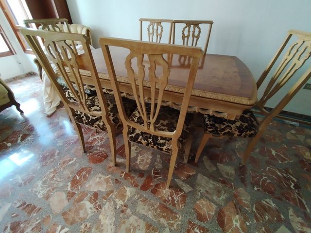 Mesa Comedor Vintage 6 sillas
