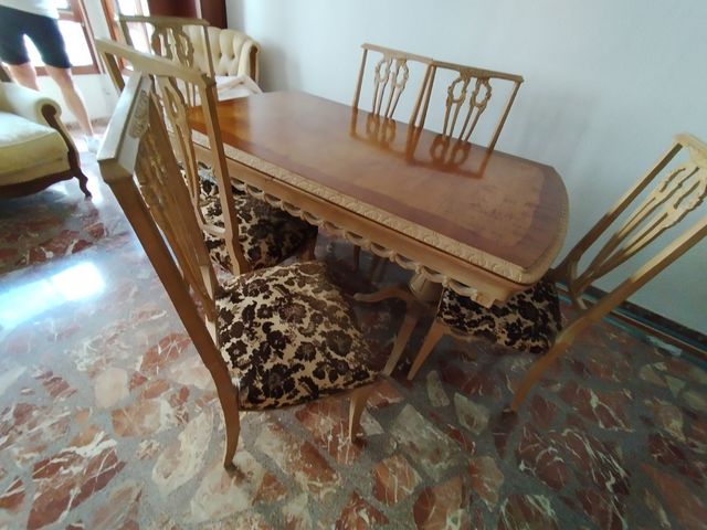 Mesa Comedor Vintage 6 sillas