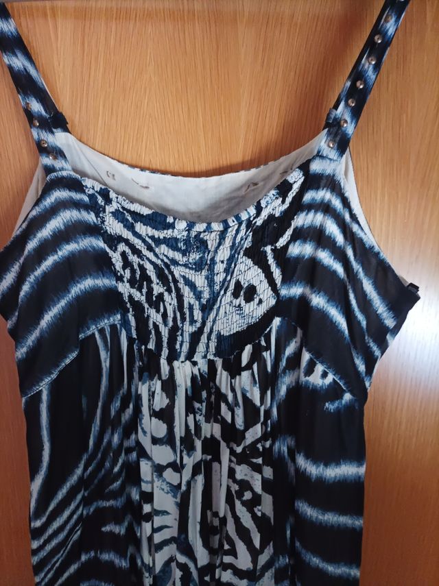 Vestido largo estampado talla L/XL