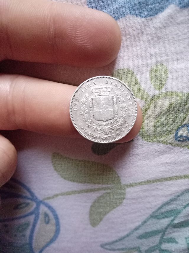 1 Lira 1860 Firenze - Vittorio Emanuele II