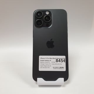 Apple iPhone 15 Pro Max Negro 256GB .6876520608335