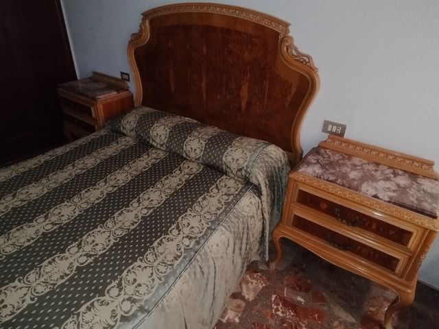 Cama matrimonio madera - Cabezal