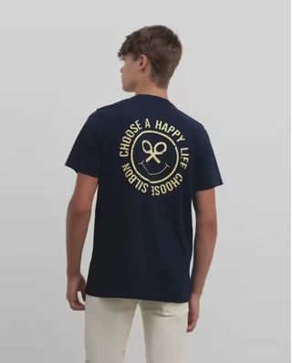 Camiseta Silbón azul marino - Talla M