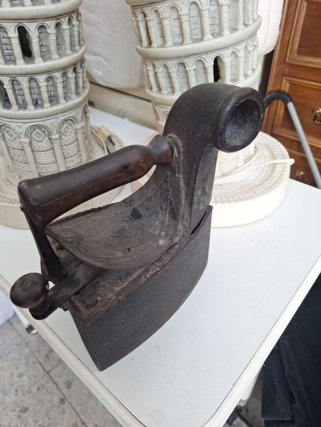 Plancha de carbón vintage