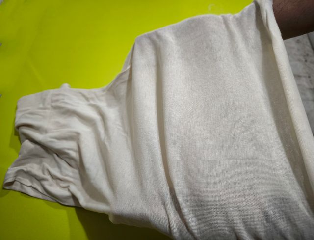 4 retales tela tubular beige x 2eur!