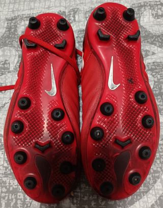 Botas fútbol Nike Jr. Tiempo - Rojo - 38