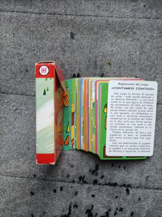 Juego cartas Contamos Contigo Fournier.