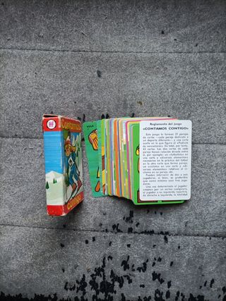 Juego cartas Contamos Contigo Fournier.
