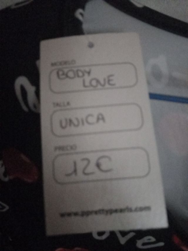 Bodysuit estampado 'Love'