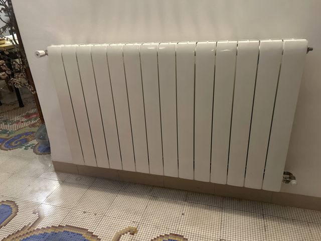 Radiador blanco 14 elementos - Metal
