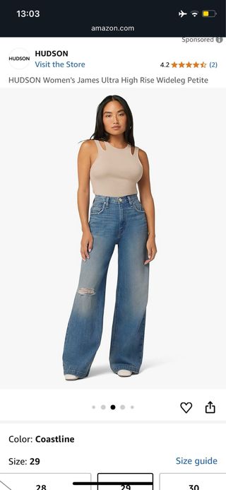 Pantalones vaquero Hudson, 28