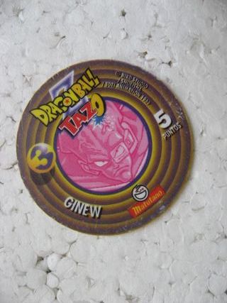 Tazo Dragonball Z número 3 Ginew Matutano Caps Pog