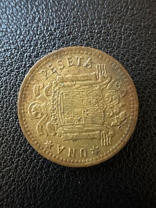 Moneda 1 Peseta España Franco