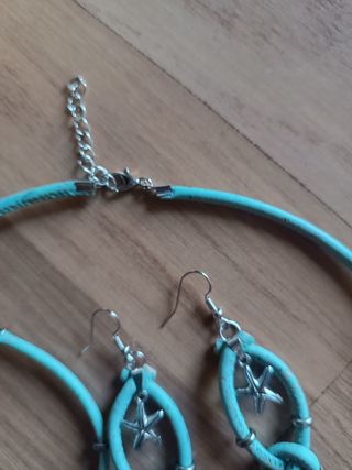 Joyas turquesa: Collar, pulsera y pendientes