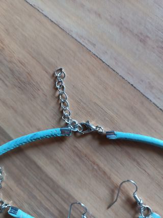 Joyas turquesa: Collar, pulsera y pendientes