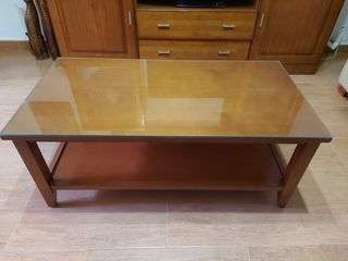 Mueble salón madera - 3 piezas