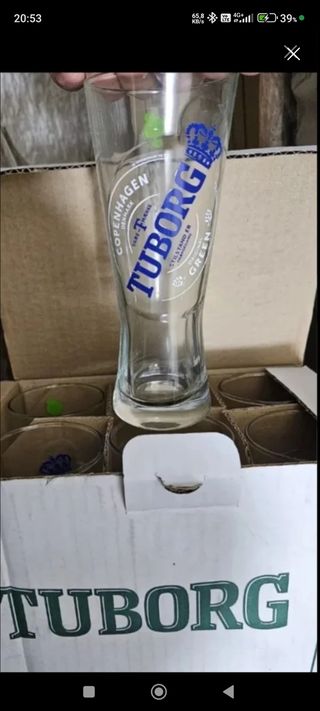 Bicchieri Tuborg Birra - 6 pezzi