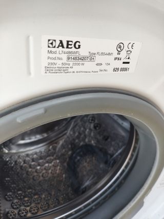 Lavadora AEG L74486WFL Inverter