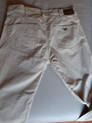 Pantaloni Armani Beige Uomo