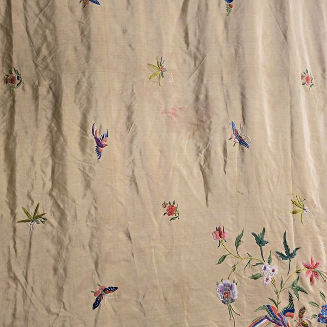 Manton Manila antiguo bordado