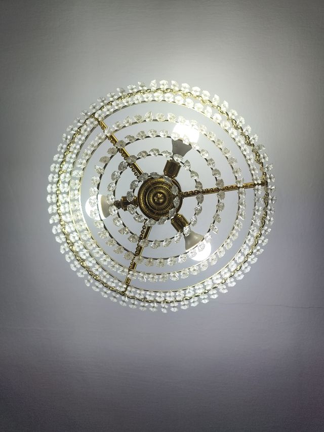 Lampara techo vintage y 2 lamparitas para mesita