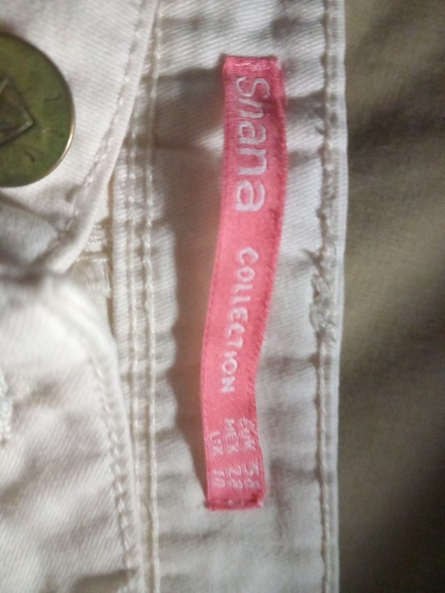 Shorts blancos mujer