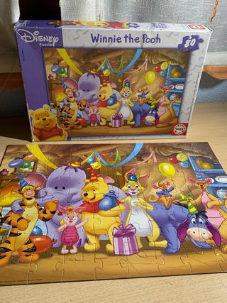 Puzzle Winnie the Pooh 80 piezas