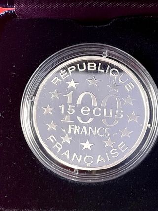 Moneta 100 Franchi Francesi Argento 1993