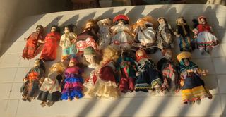 18 Muñecas porcelana