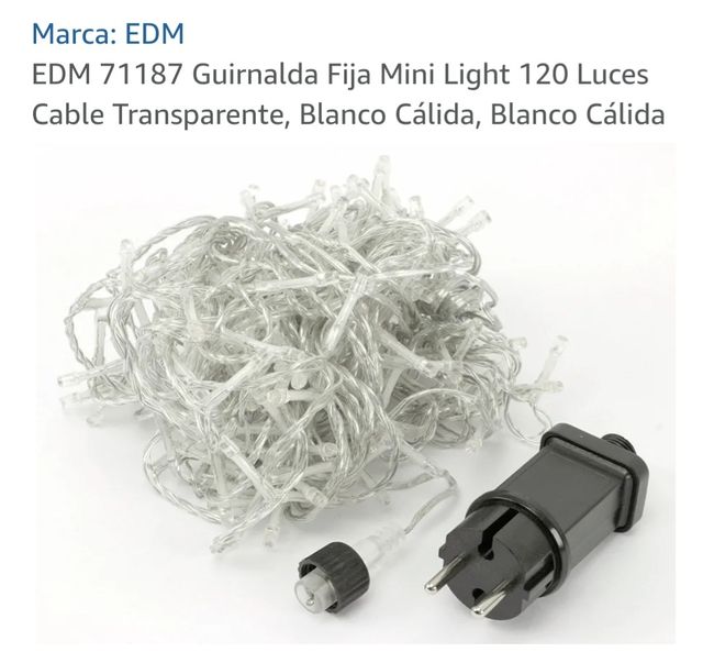 Guirnalda LED EDM 120 Luces..