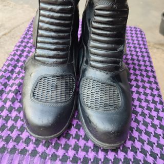 Botas moto piel