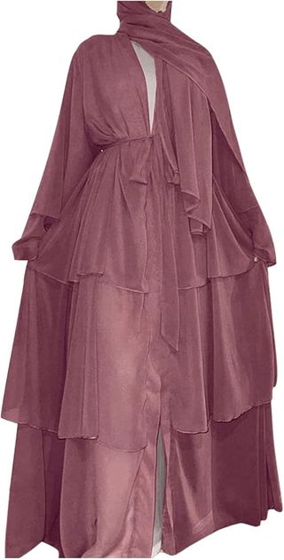 Abaya VESTIDO musulmana : HIJAB - 2 piezas