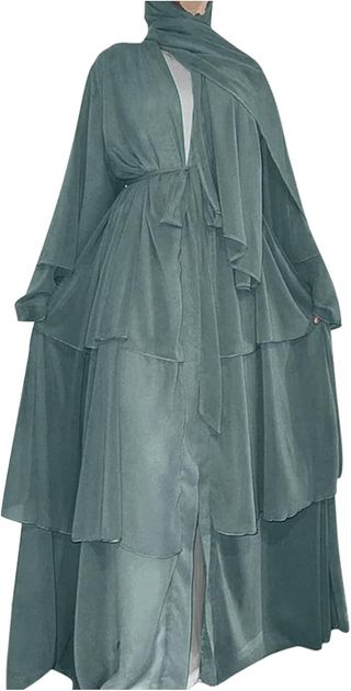 Abaya VESTIDO musulmana : HIJAB - 2 piezas
