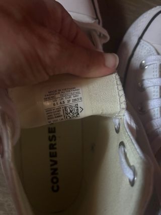 Converse All Star blancas - zapatillas altas