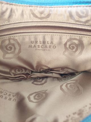 Bolso bandolera Ursula Mascaró turquesa