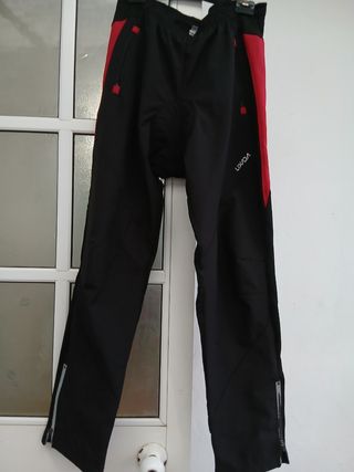 Pantalón ciclismo Lvxda negro-rojo Talla L
