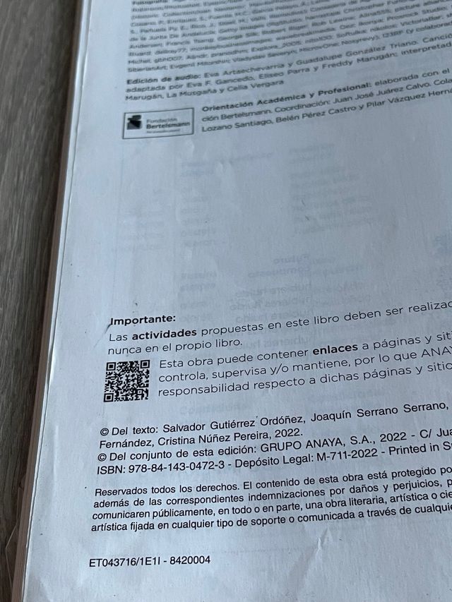 Libro de texto oferta chollo 1º primero istituto