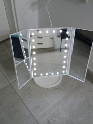 Specchio da trucco Koooper LED - bianco