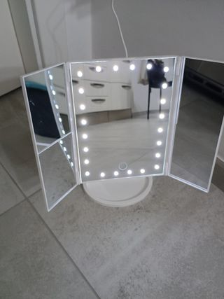 Specchio da trucco Koooper LED - bianco