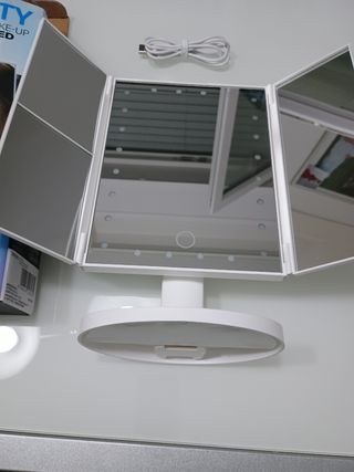 Specchio da trucco Koooper LED - bianco