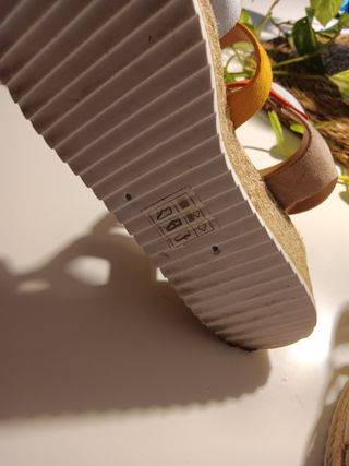 Sandalias Soralia esparto multicolor