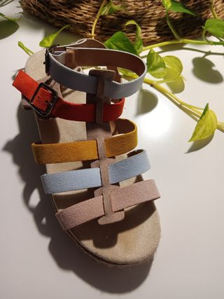 Sandalias Soralia esparto multicolor