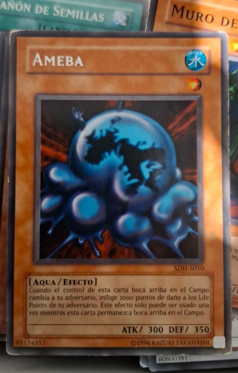ameba yugioh card SRL-G010 Aqua/Effect Level 1 ATK/300 DEF/350 When the control of this face Ameba DB1-EN008 N/Mint YUGIOH Card