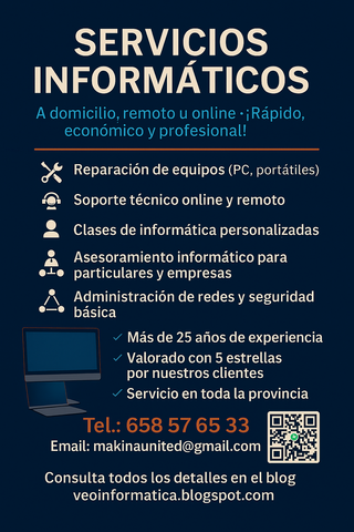 Servicios Informáticos a domicilio