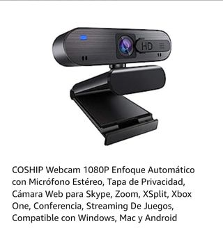 Webcam Full HD 1080P - Micrófono