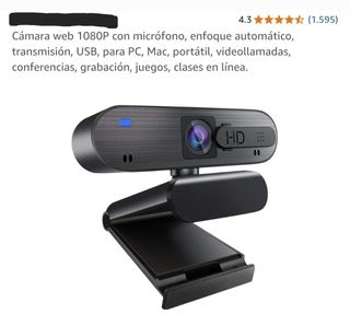Webcam Full HD 1080P - Micrófono