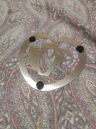 Sottobicchieri Cuore Acciaio Inox